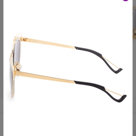 DIOR Rose Gold Enigme Cat-Eye Sunglasses - Picture 7 of 8